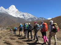 Trekkers in Everest Region